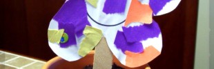 torn paper flower2 torn paper flower2