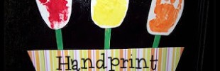 handprint flower handprint flower