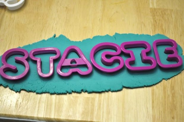 play dough name puzzle