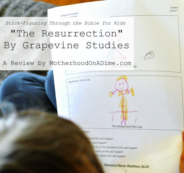 Bible Study Idea for Kids:  The Resurrection by Grapevine Studies (Stick Figuring Through the Bible)