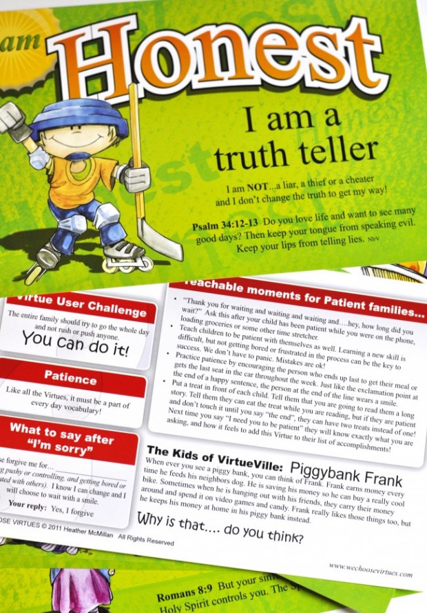 Parenting Cards from We choose virtues