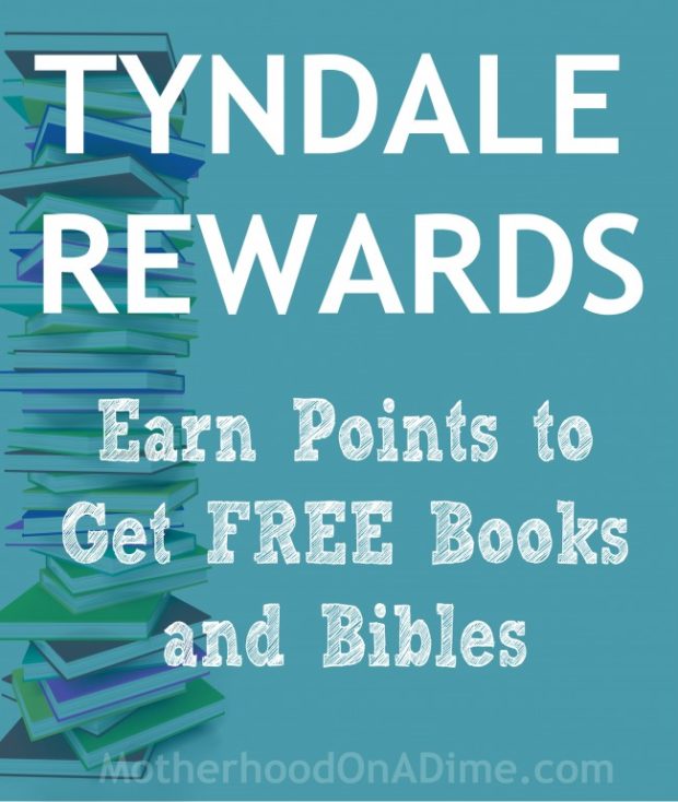 The Tyndale rewards program lets you earn points to get completely free books and Bibles.  You can get 25 points just for signing up.