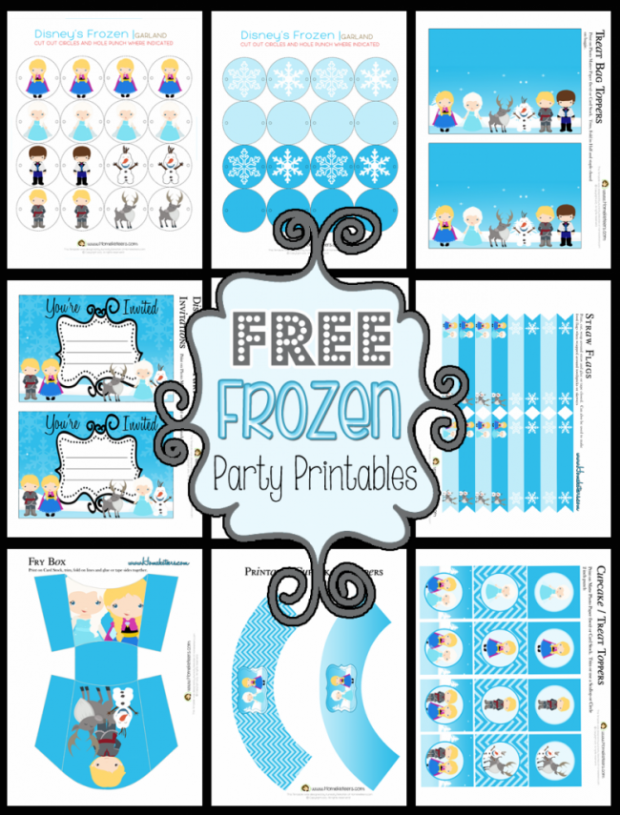 Frozen Free Party Printables