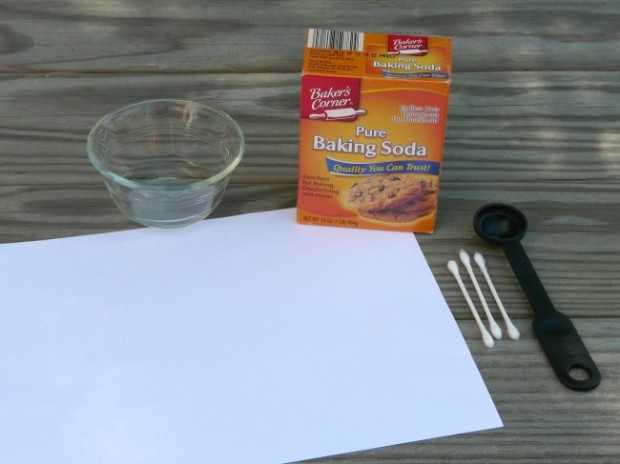 baking soda for secret message