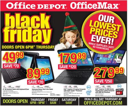 Black Friday Office Depot