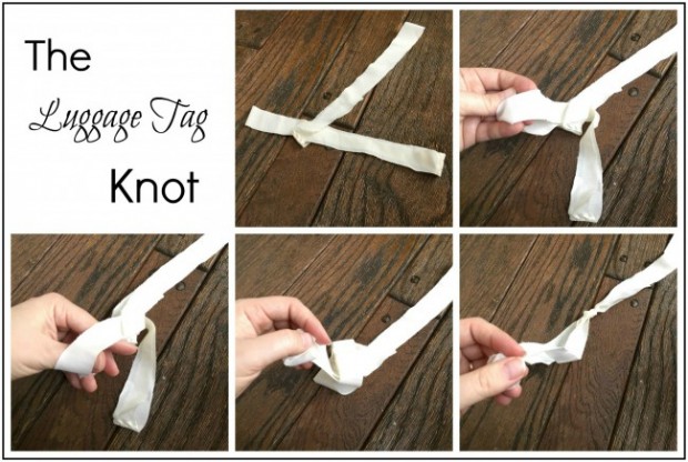 the luggage tag knot-