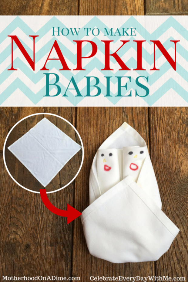 How to make napkin babies - frugal fun for your kids