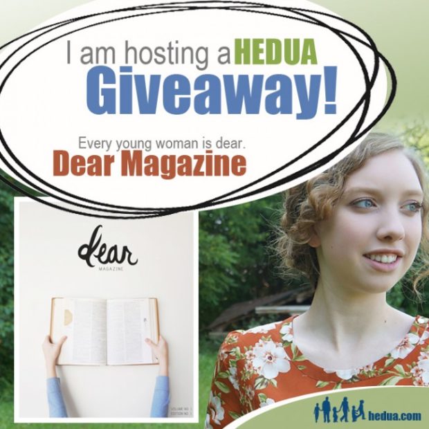 HEDUA Dear Magazine Giveaway