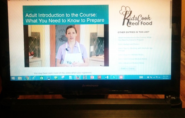 Kids Cook Real Food curriculum sale