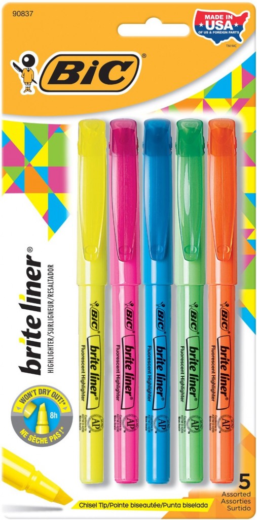 Bic Brite Highlighters