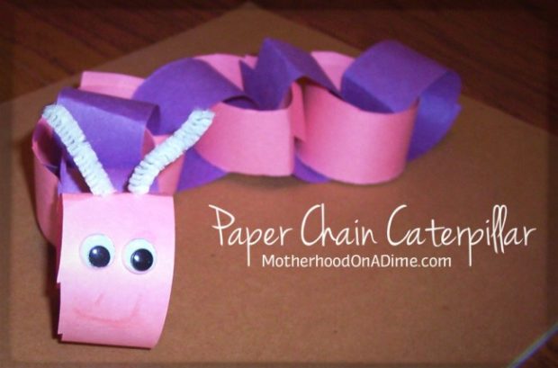 paper chain caterpillar