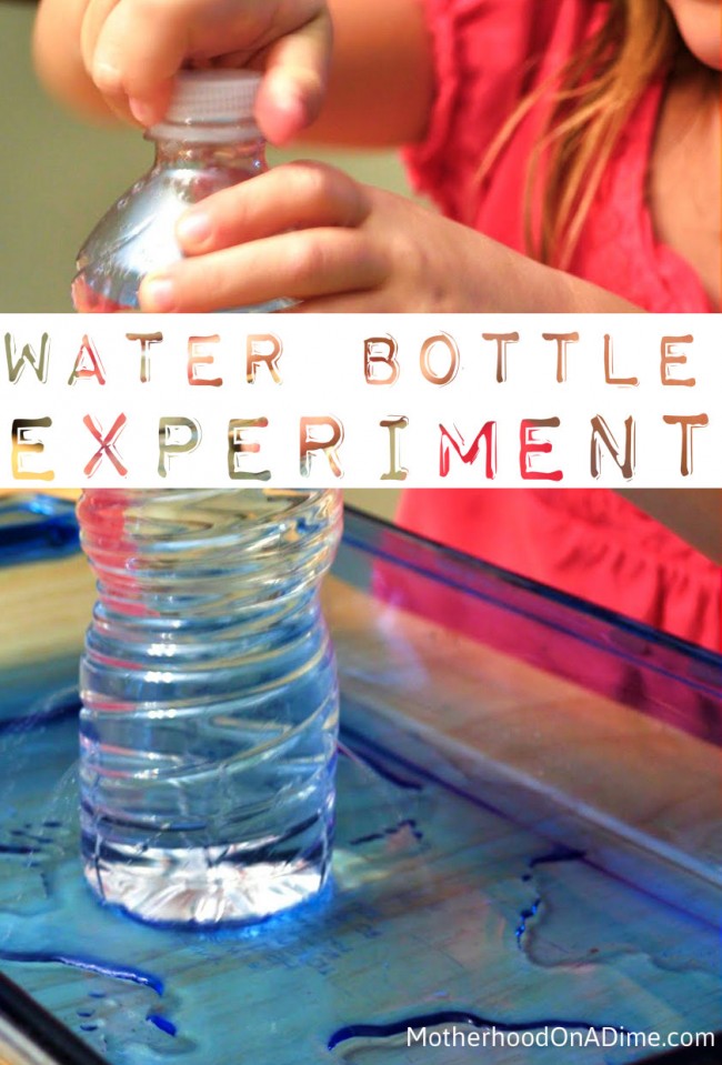 Water Bottle Experiment - Kids Activities | Saving Money | Home