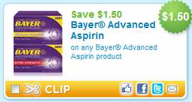 Bayer Aspirin Coupon