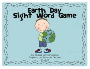earth day sight word game