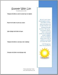 FREE Summer Planning Printables - Kids Activities | Saving Money | Home ...