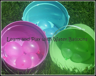 learn & play with water balloons