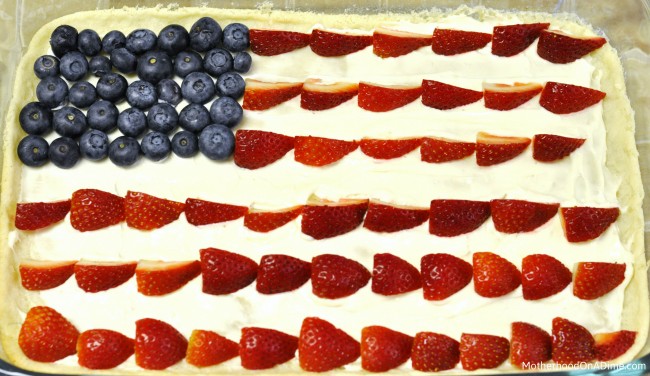 flag fruit pizza