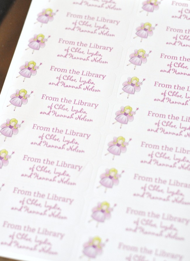 vistaprint book labels