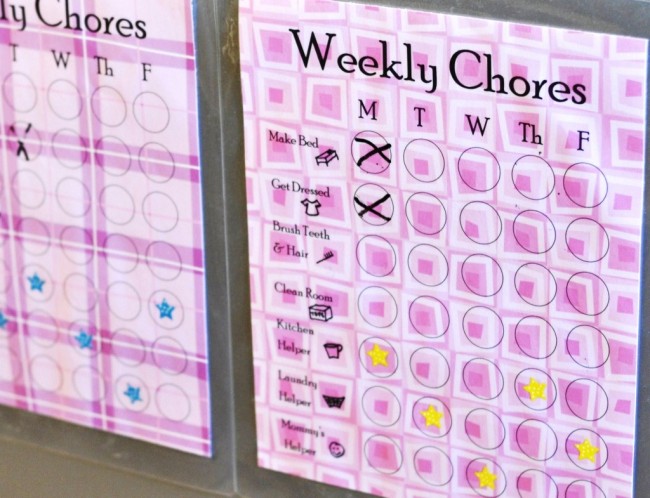 weekly chores