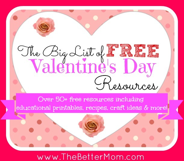 big list of free valentine's day resources