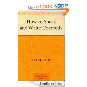 how to speak and write correctly