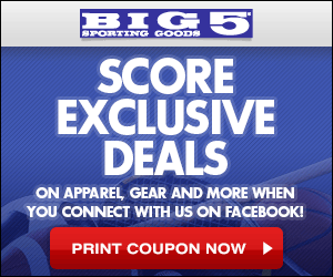 Big 5 Sporting Goods: 10% Off Coupon - Kids Activities | Saving Money