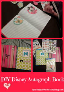 diy disney autograph book