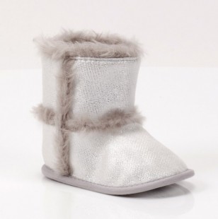 metallic boot
