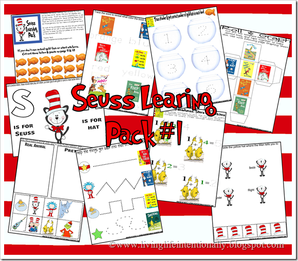 seuss learning pack 1