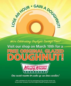 daylight savings donut