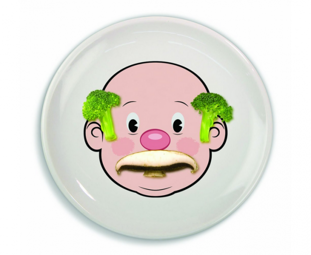 funny face food plate
