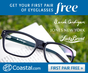 Coastal Contacts free glasses