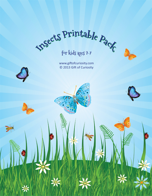 Insect printable pack cover