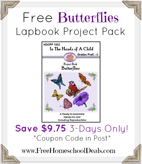 free butterfly lapbook