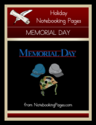 memorial day notebooking pages