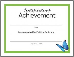 certificate of completion
