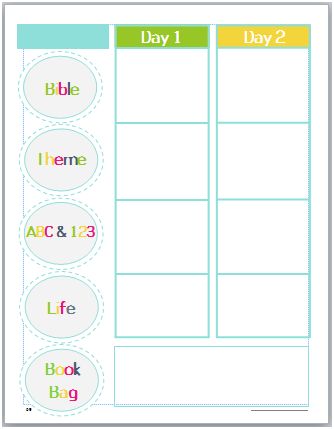 lesson planning template