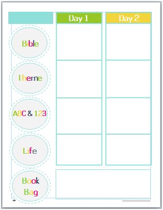 lesson planning template