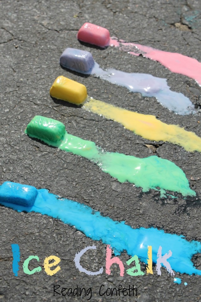 How to Make Ice Sidewalk Chalk