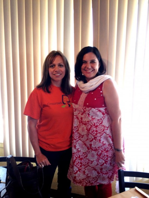 Stacie and Christine