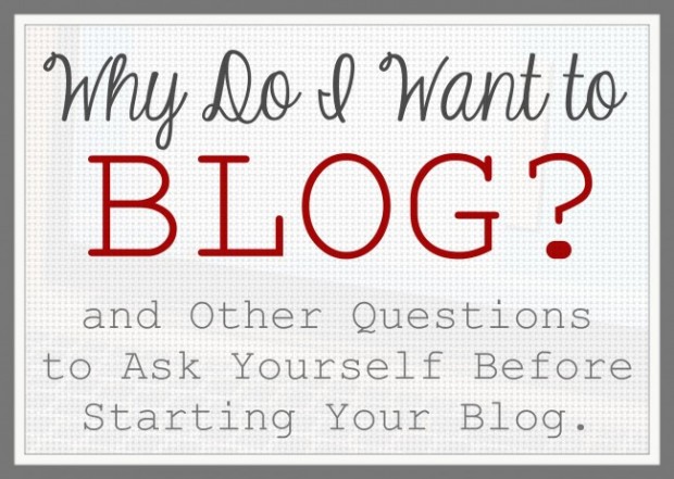 Why Should I Blog
