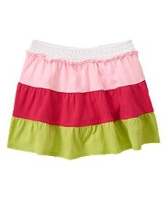 colorblock skort