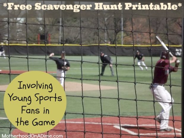 Involving Your Sports Fans in the Game. baseball scavenger hunt