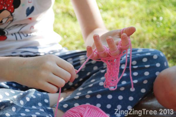 Finger Knitting for Kids