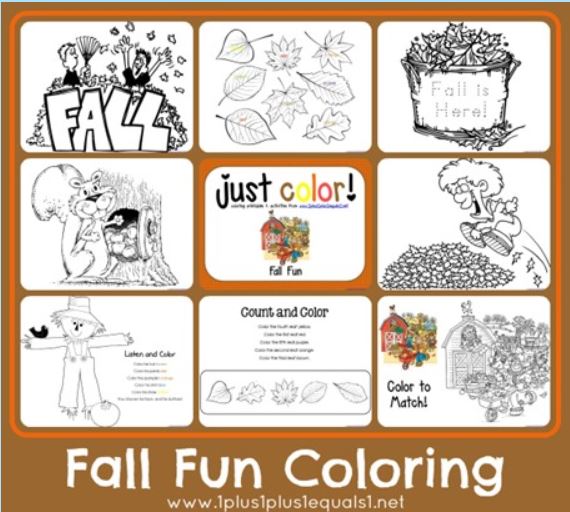 Fall Coloring Printables