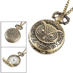 owl pocket watch