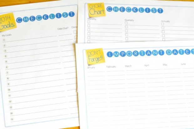 Free Goal Setting Sheet, Free Chore Chart Checklist