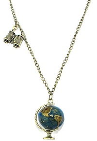 Globe necklace