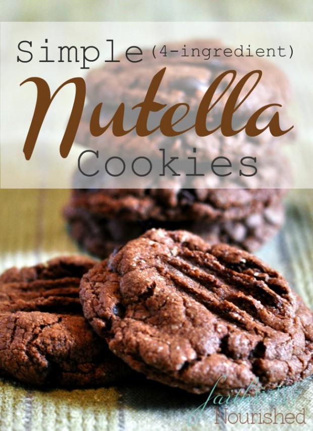 Simple Gluten-Free Nutella Cookies
