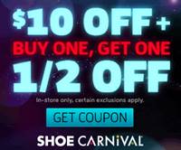 shoe carnival 10 off